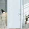 бяла интериорна врата