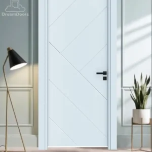 бяла интериорна врата