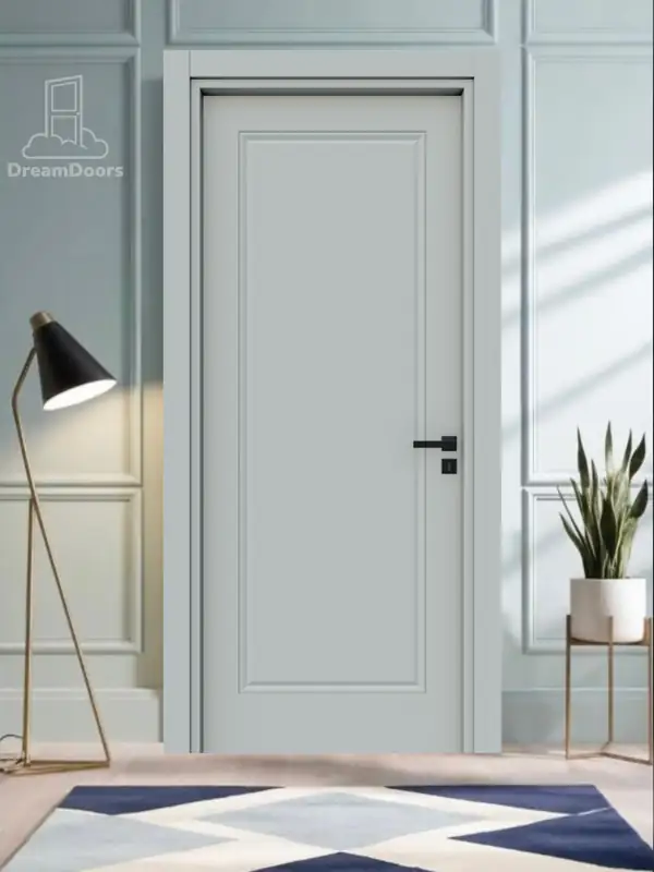 Светло сива интериорна врата
