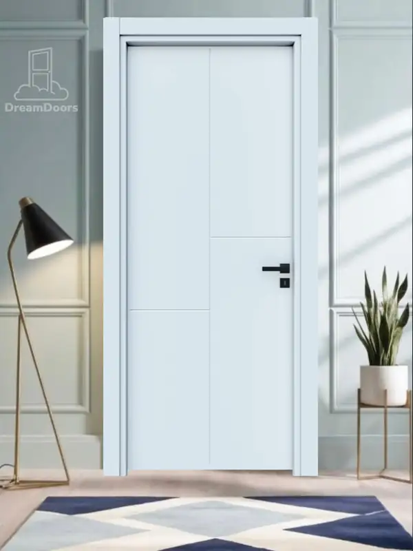 Бяла интериорна врата